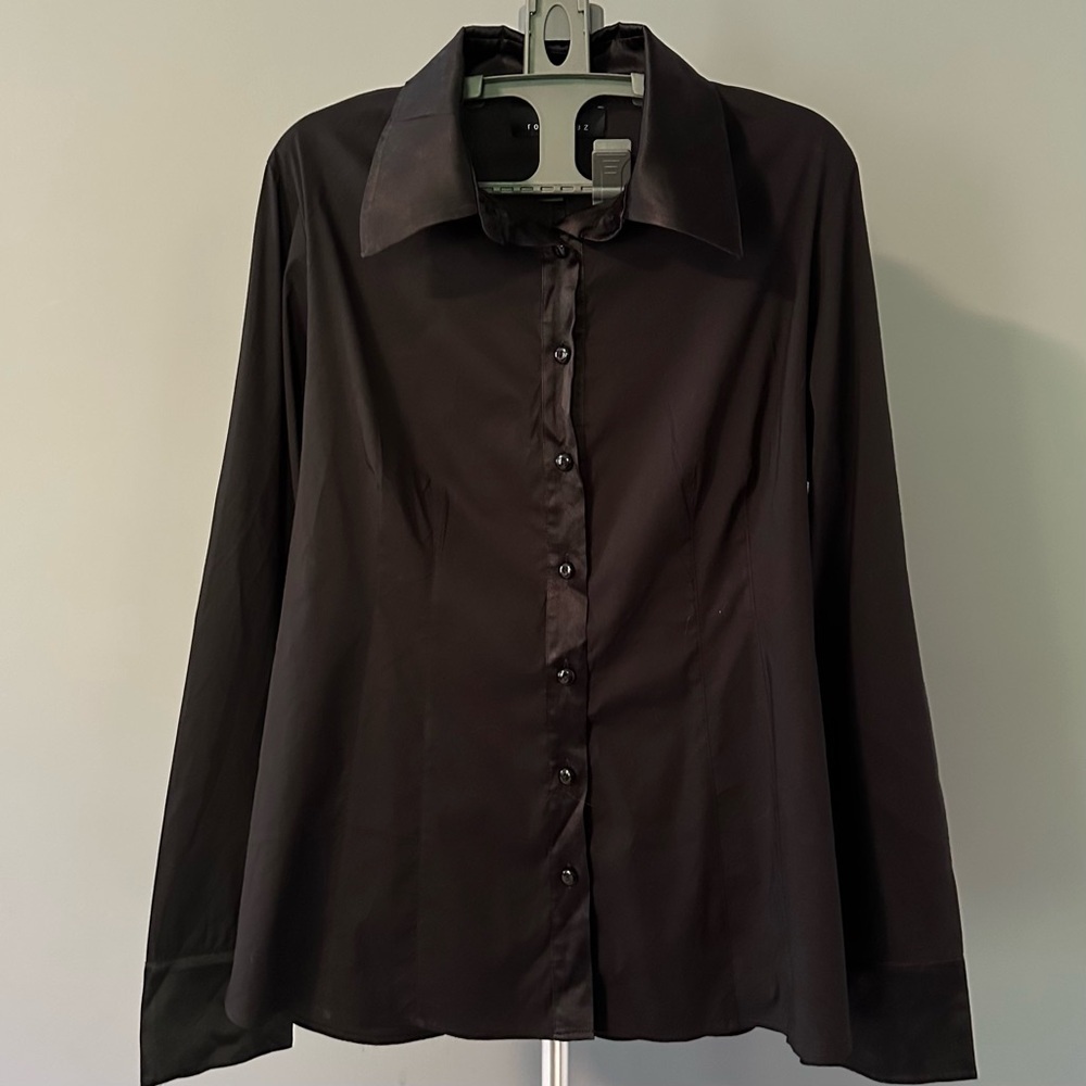 Robert Rodriguez Collared Contrast Blouse